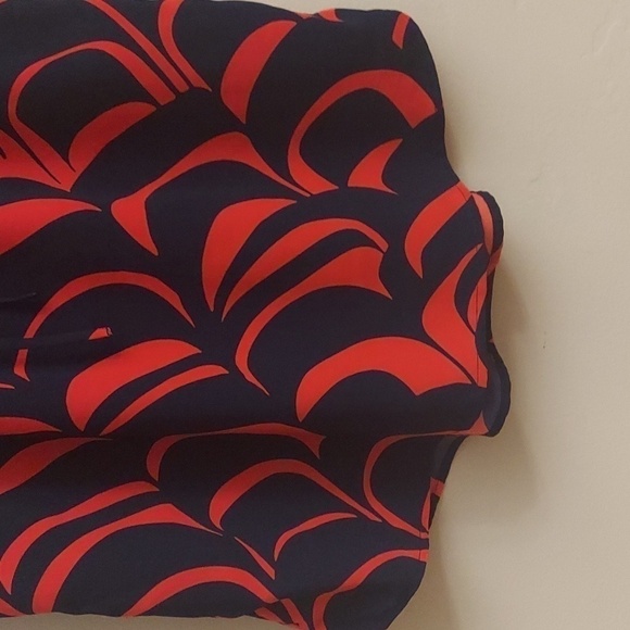 GAP Pullover Sleeveless Navy and Red Dress - Picture 5 of 8